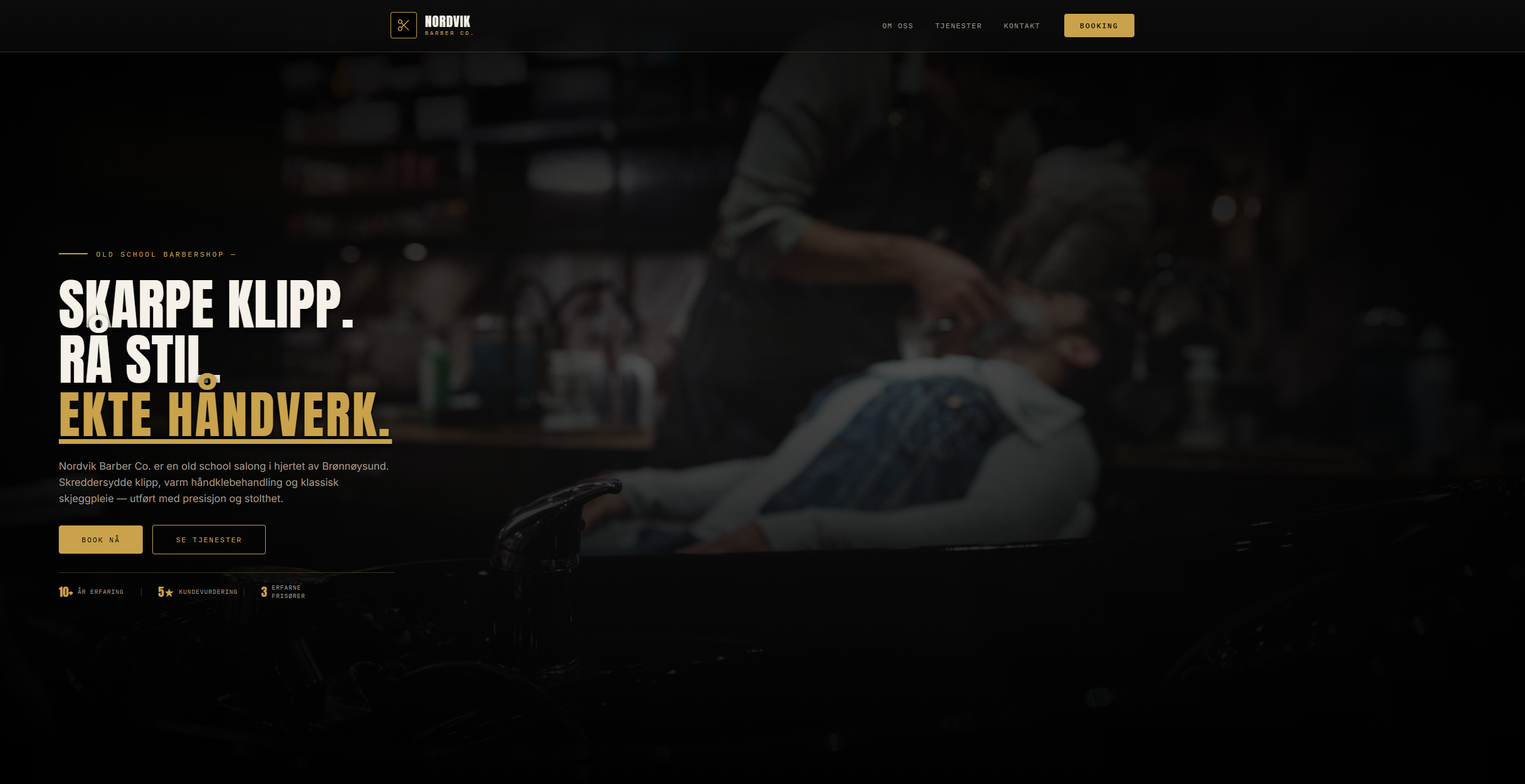 Nordvik Barber Co. — desktop